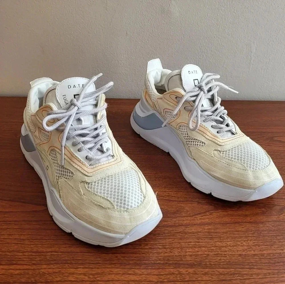 D.A.T.E. FUGA a Contemporary Brand Designed in Italy Colorblock Sneakers(6.5) - Picture 3 of 13